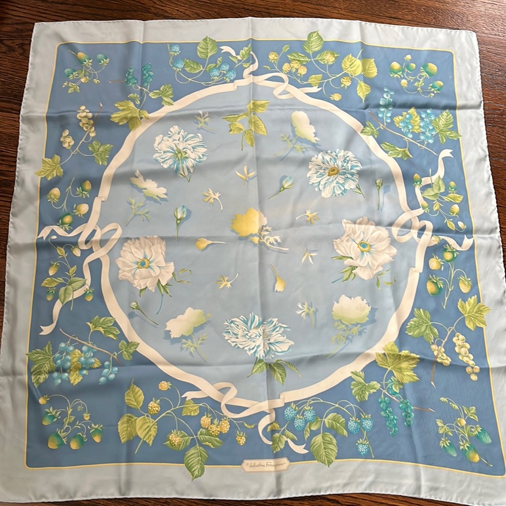 FERRAGAMO silk scarf
